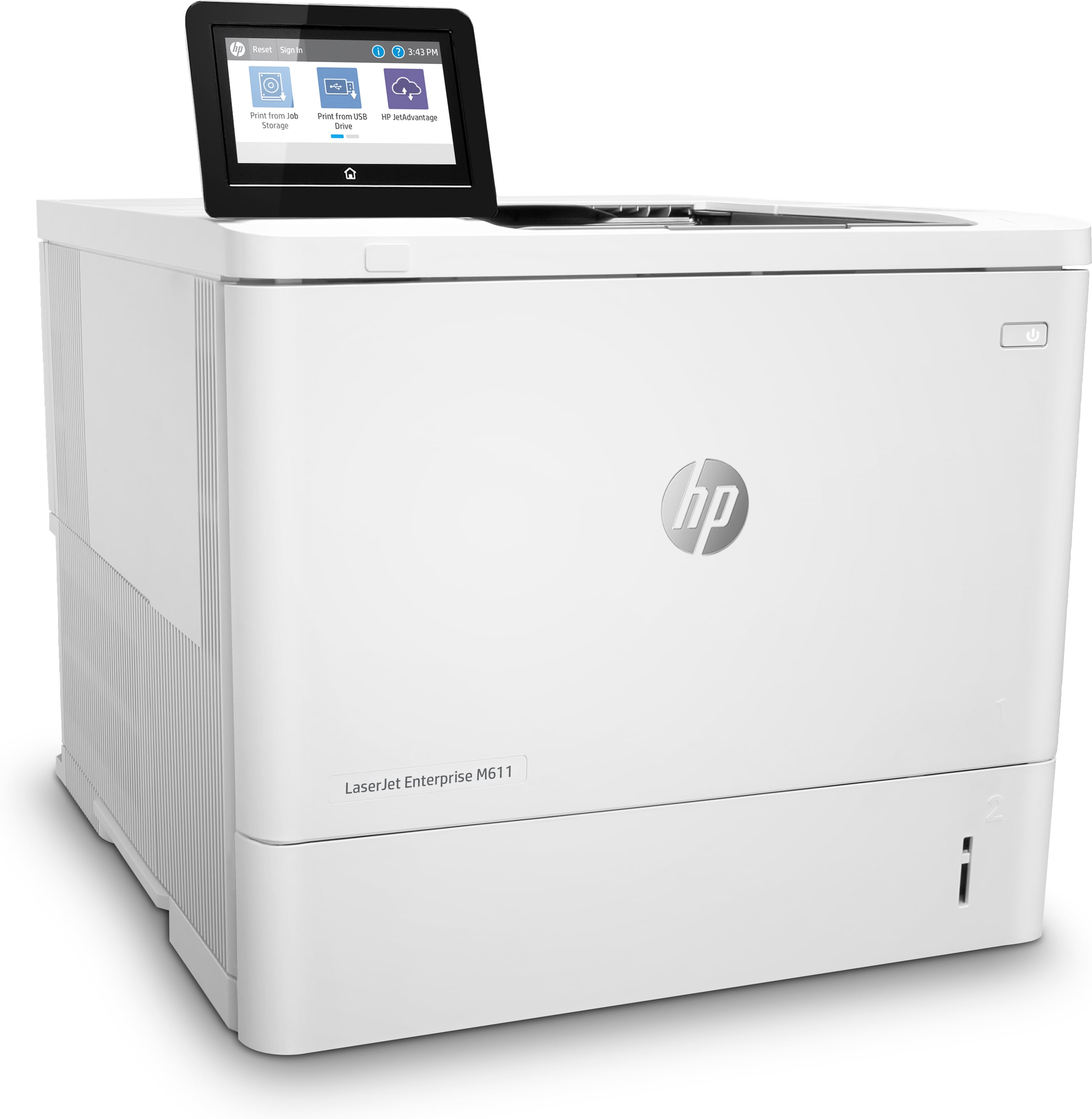 HP LaserJet Enterprise M611dn Printer Mono Duplex laser A4 1200x1200dpi 61ppm 650sheets USB LAN