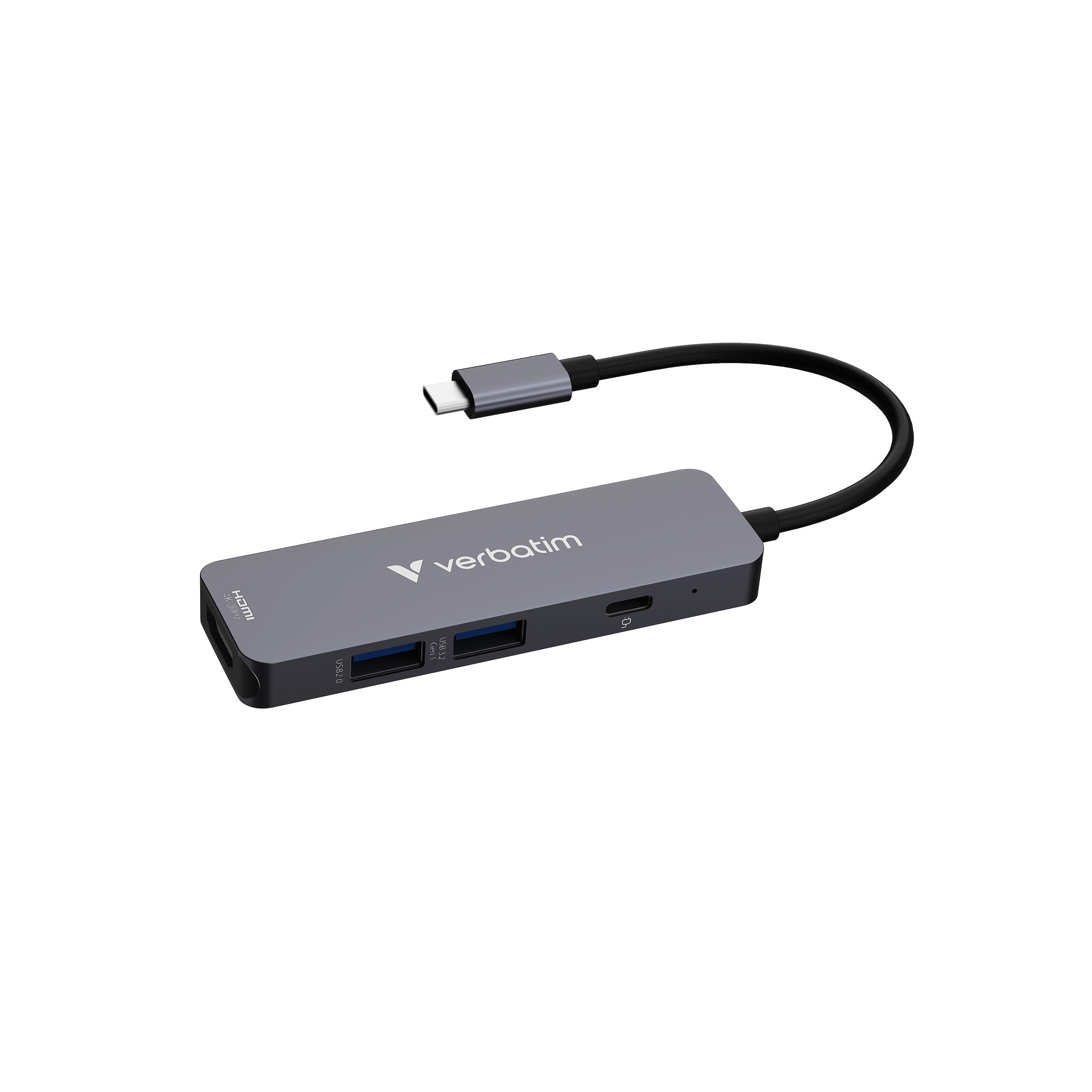 Verbatim USB-C Essentials Multi- Port Hub 4 Port 32155