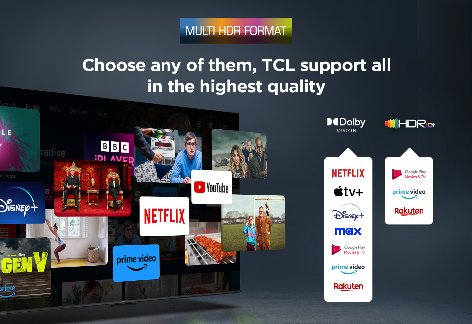 43V6C, LED-Fernseher