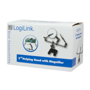 Logilink 3te helfende Hand mit Lupe, 46mm Lupe & 8 Gelenken