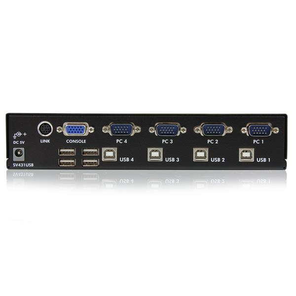4 PORT VGA USB KVM SWITCH IN