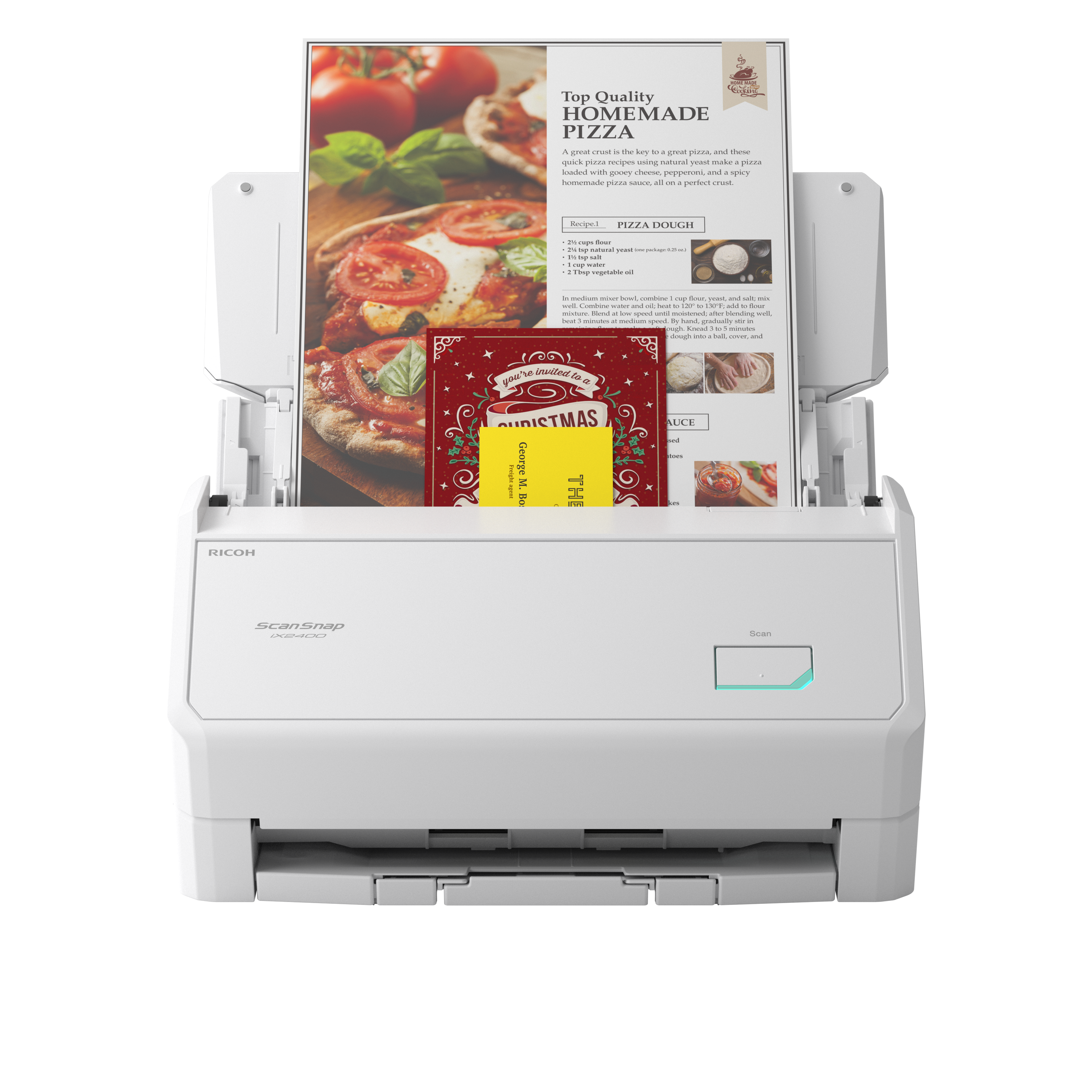 RICOH ScanSnap iX2400 45ppm/90ipm White A4 Duplex ADF USB 3.2