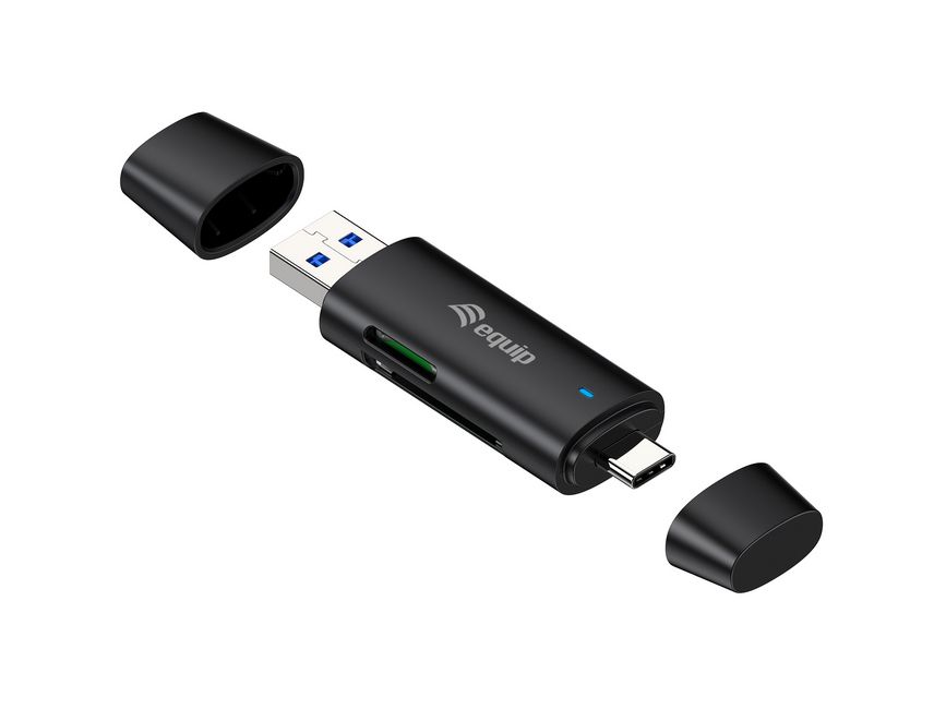 Equip Dual Connector USB-C/-A/SD/Micro SD 5Gbps