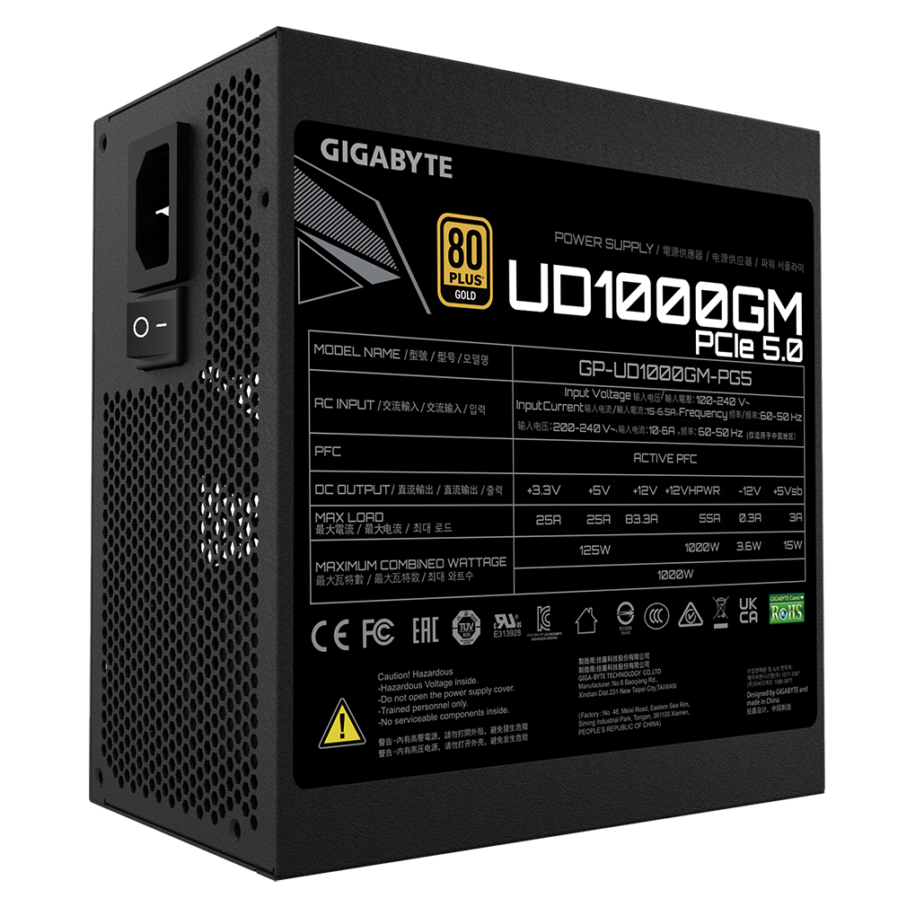 GIGABYTE GP-UD1000GM PG5 1000W 80+ Gold