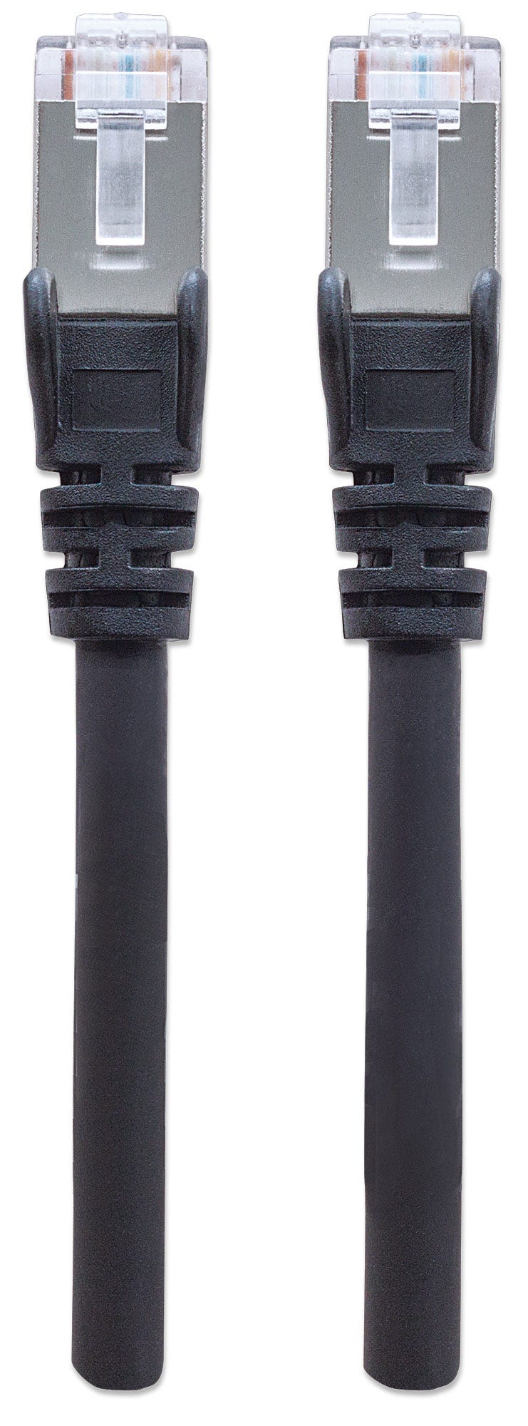 INTELLINET Netzwerkkabel Cat6 S/FTP LS0H 15m Schwarz RJ-45 Stecker / RJ-45 Stecker Vergoldete Kontakte