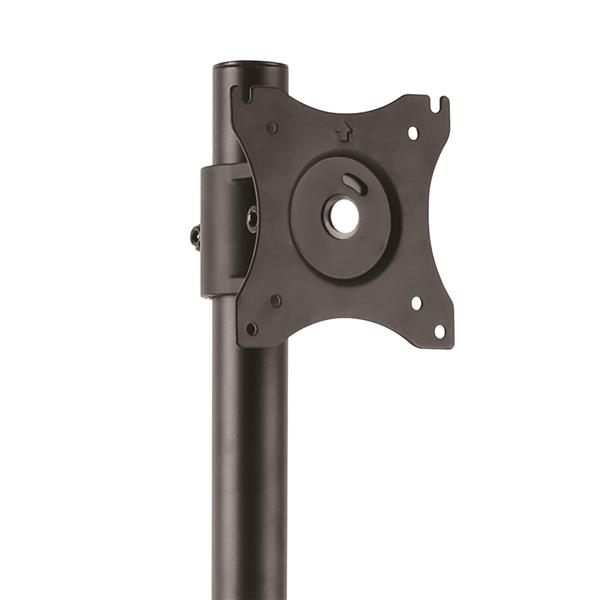 STARTECH.COM Vertikale Dual Monitorhalterung - Stahl - VESA bis zu 27 Zoll (10Kg) - Verstellbare zweifach Monitorhalterung