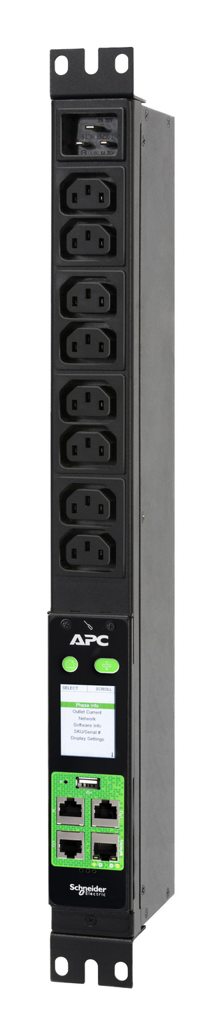 APC Easy PDU Metered 1 U 16A 230V 8 C13