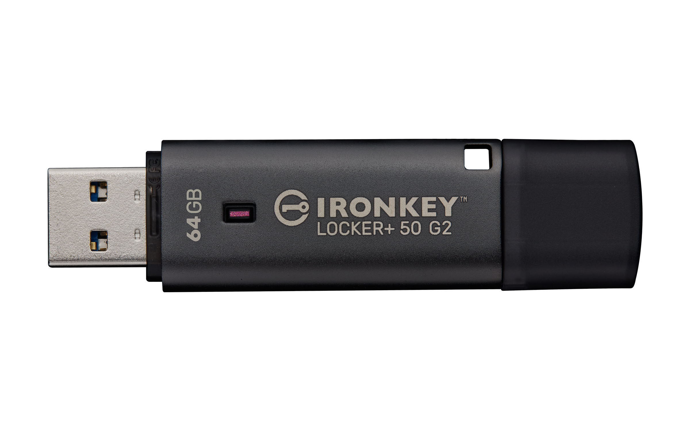KINGSTON 64GB IronKey Locker Plus 50 G2 FIPS 197 AES-256