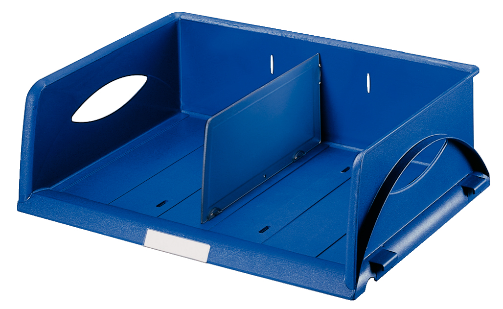 LEITZ Briefablage Sorty A4 quer blau DIN A4, 1 St.