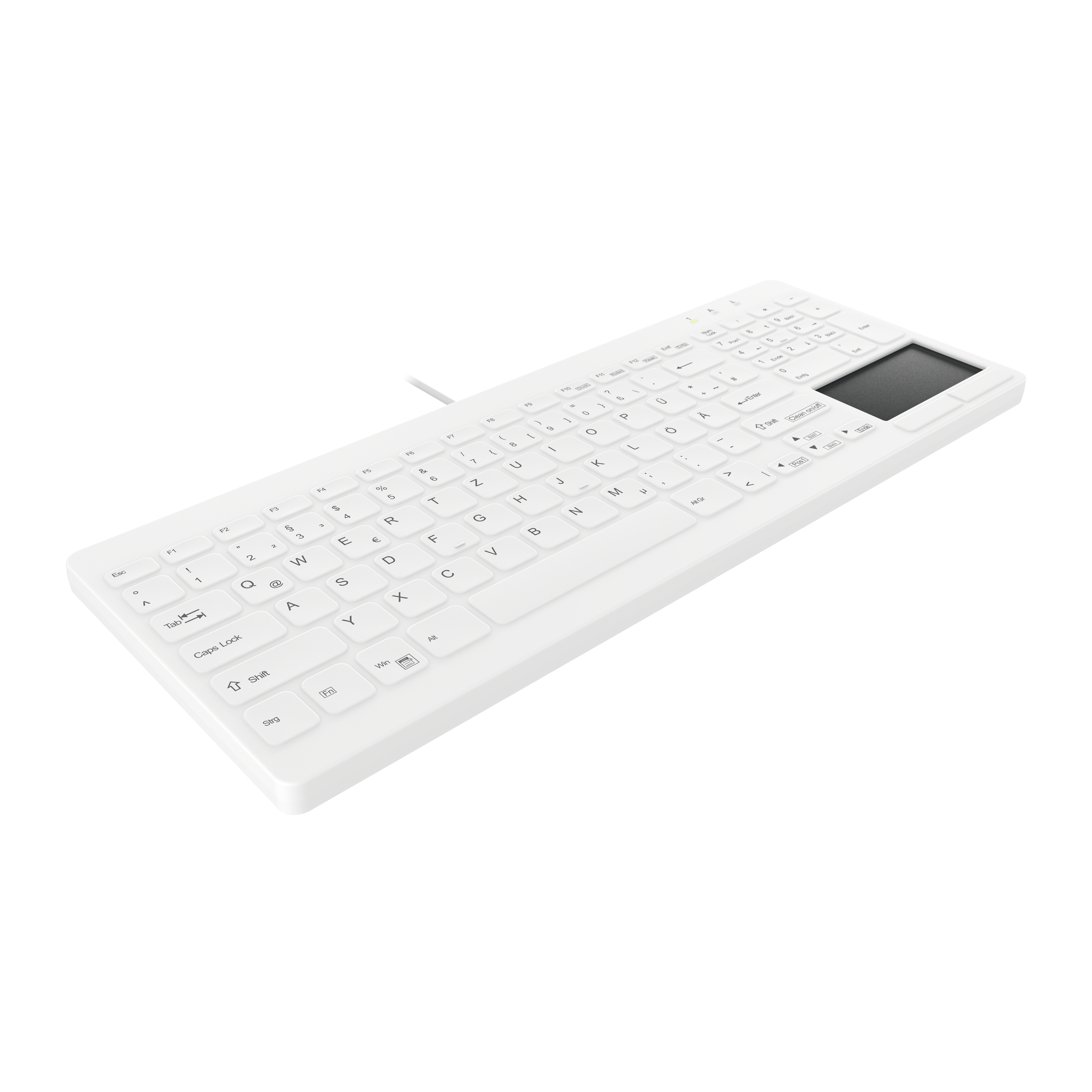 Contour ACTIVE KEY MTA AK-C7412F Corded DE-Layout IP68 weiß