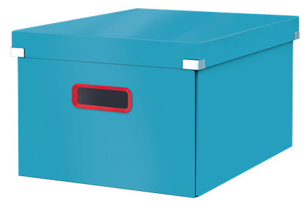 LEITZ Click & Store Cosy Aufbewahrungsbox 18,5 l blau 28,1 x 37,0 x 20,0 cm, 1 St.