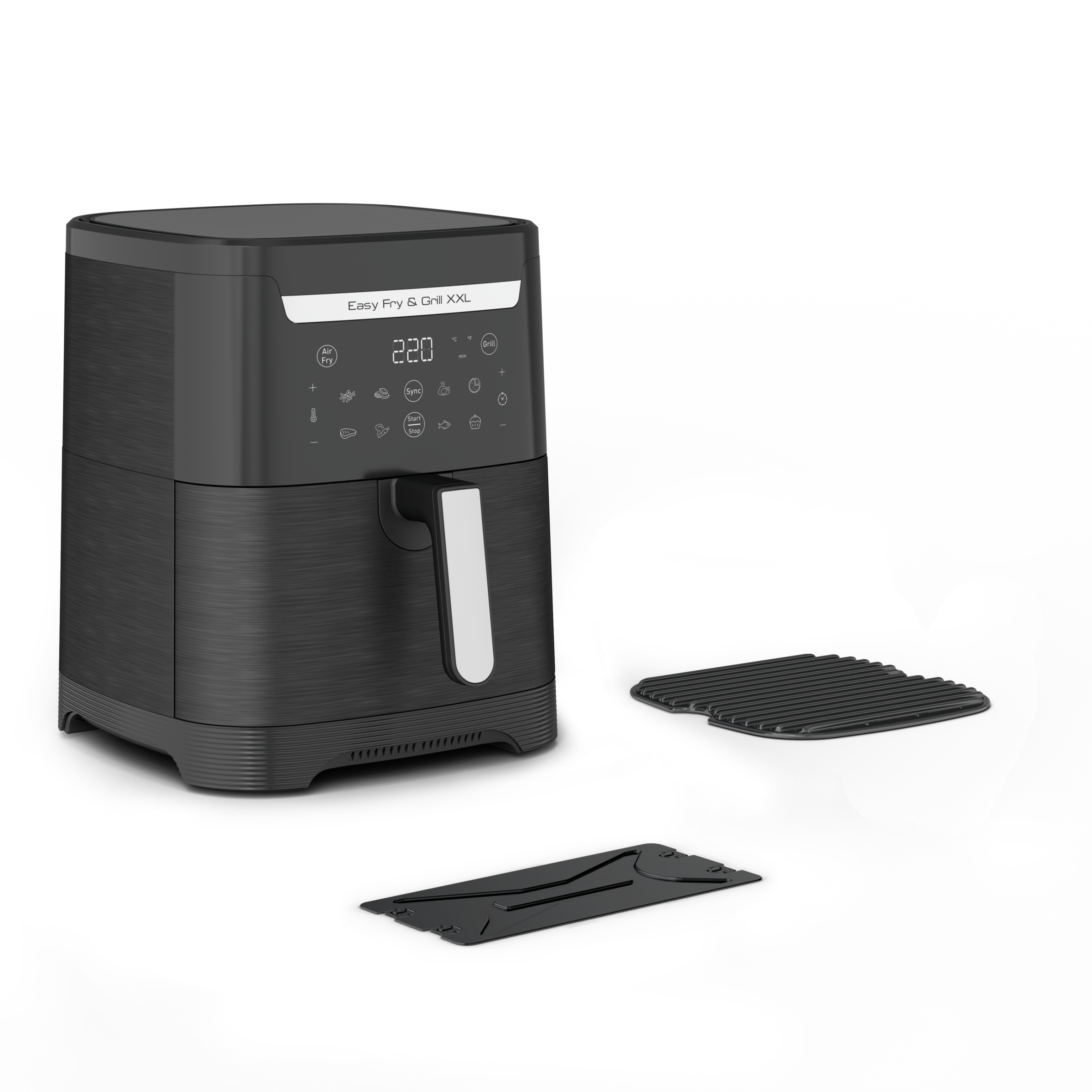 Tefal EY8018 Easy Fry & Grill XXL Heißluftfritteuse schw
