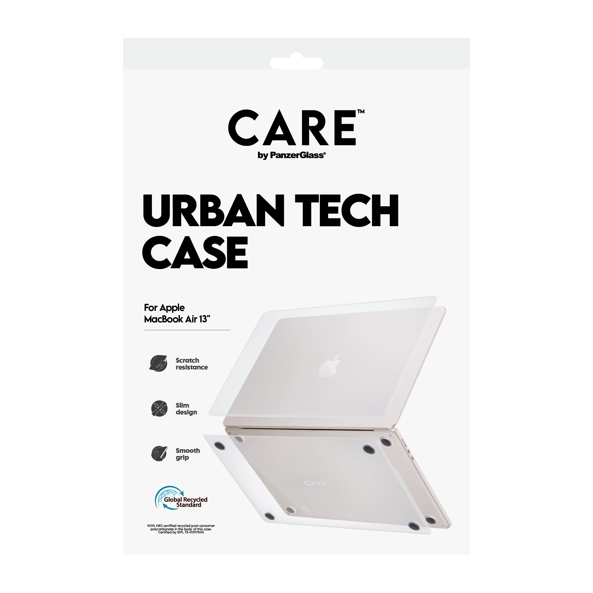 CARE PANZERGLASS TRANSPARE CASE MACBOOK AIR 13IN