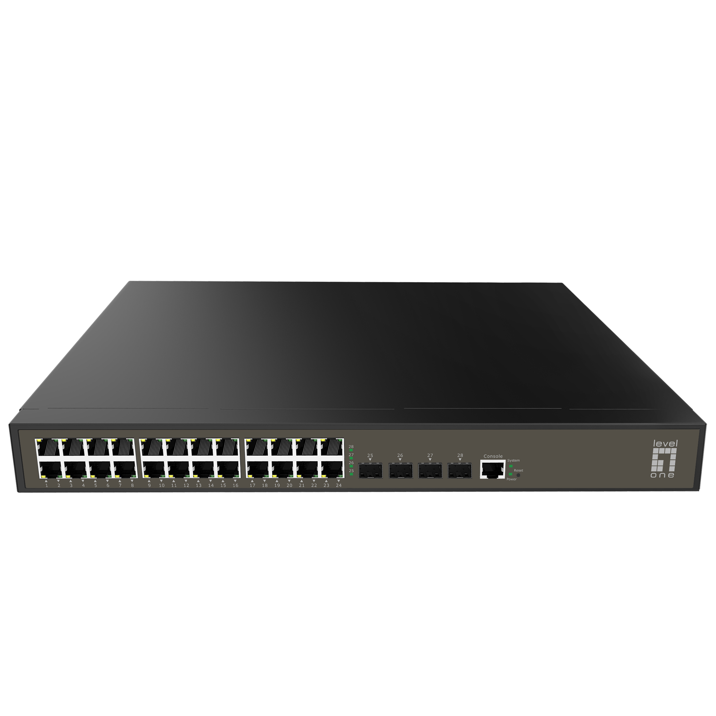 LevelOne Switch 24xGE/4xSFP 19 Managed L2