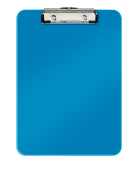 LEITZ Klemmbrett WOW 3971 DIN A4 blau Kunststoff, 1 St.