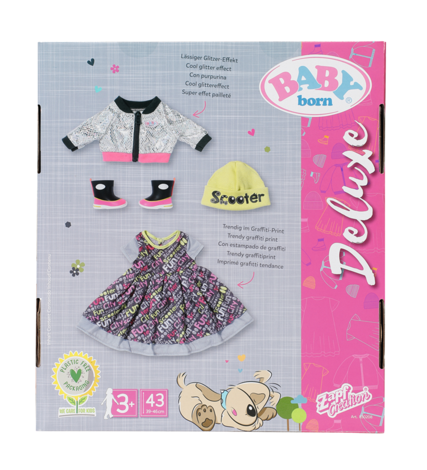 BABY born® City Deluxe Style 43 cm, Puppenzubehör