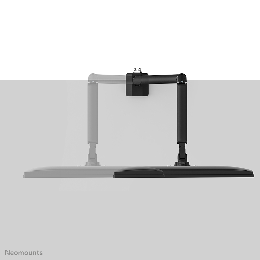 NEOMOUNTS Next Slim Desk Mount single display topfix clamp/grommet black