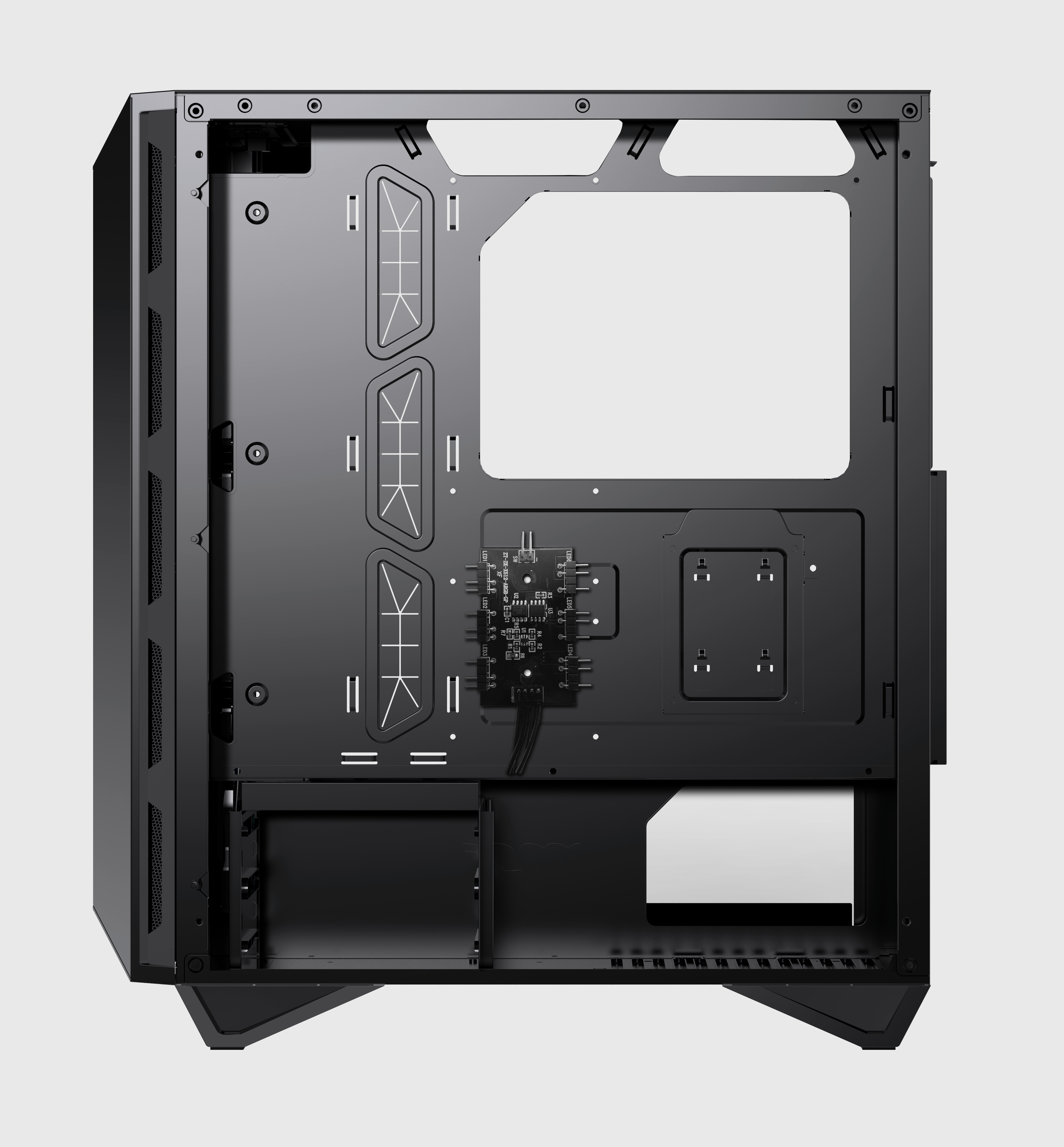 MIDI MSI MPG GUNGNIR 110R | black. window. RGB