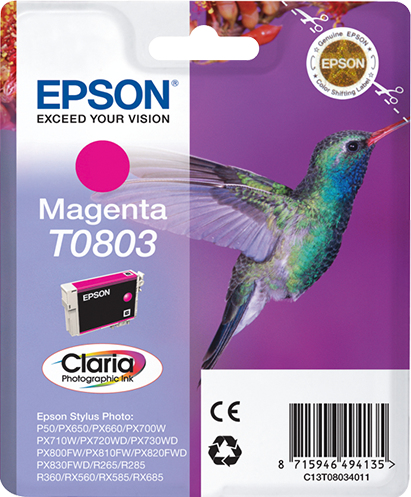 EPSON T0803 (Kolibri) magenta Druckerpatrone