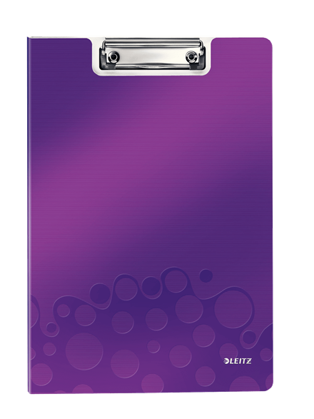 LEITZ Klemmbrettmappe WOW 4199 DIN A4 violett Kunststoff, 1 St.