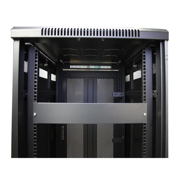 StarTech.com 2HE Rack Blindblende 19 Schwarz