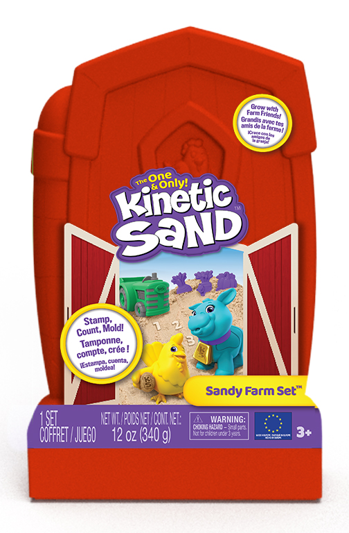 Kinetic Sand - Sandy Farm Set, Spielsand