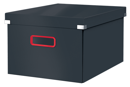 LEITZ Click & Store Cosy Aufbewahrungsbox 18,5 l grau 28,1 x 37,0 x 20,0 cm, 1 St.