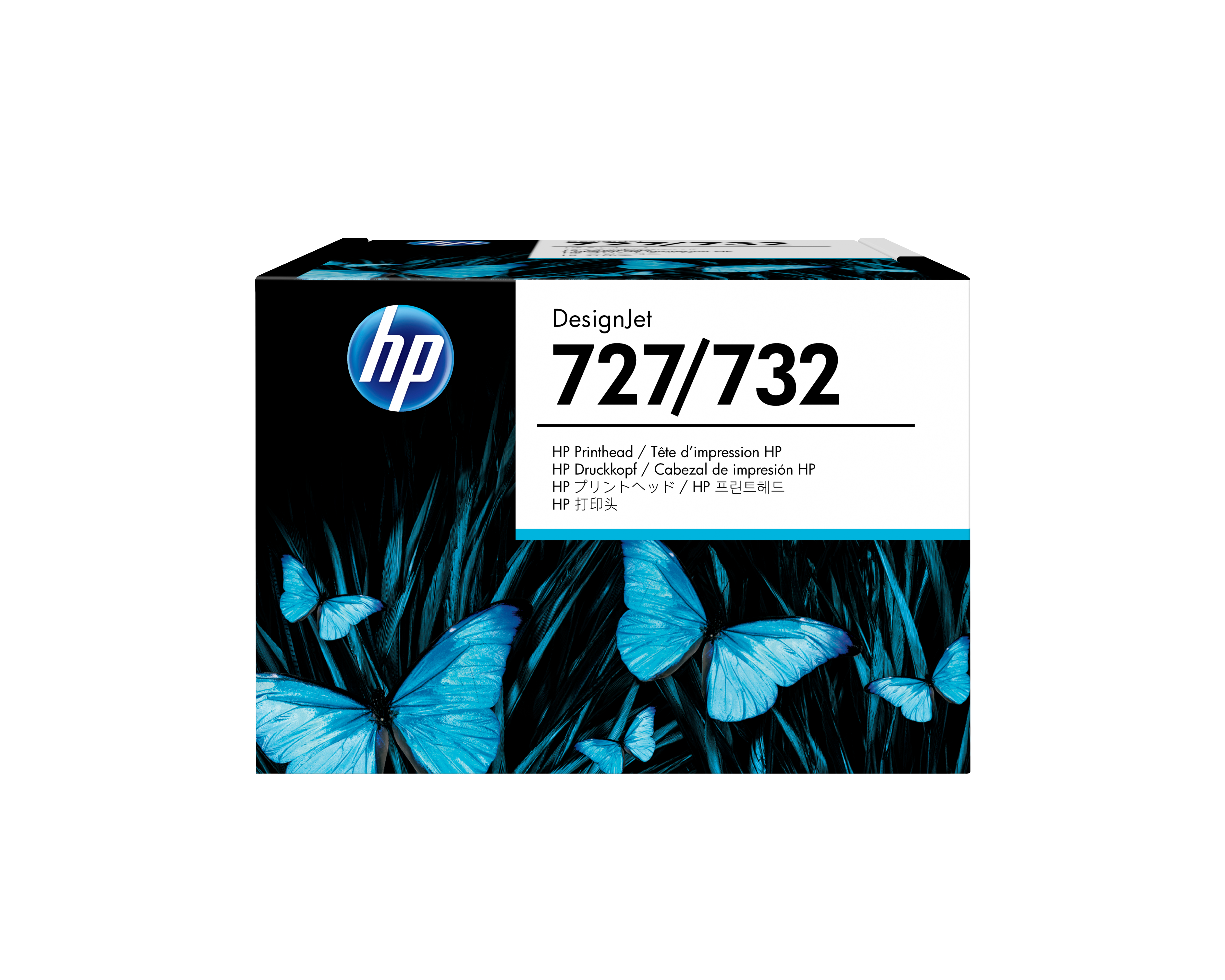 HP 727 Schwarz+Dreifarbig Druckkopf