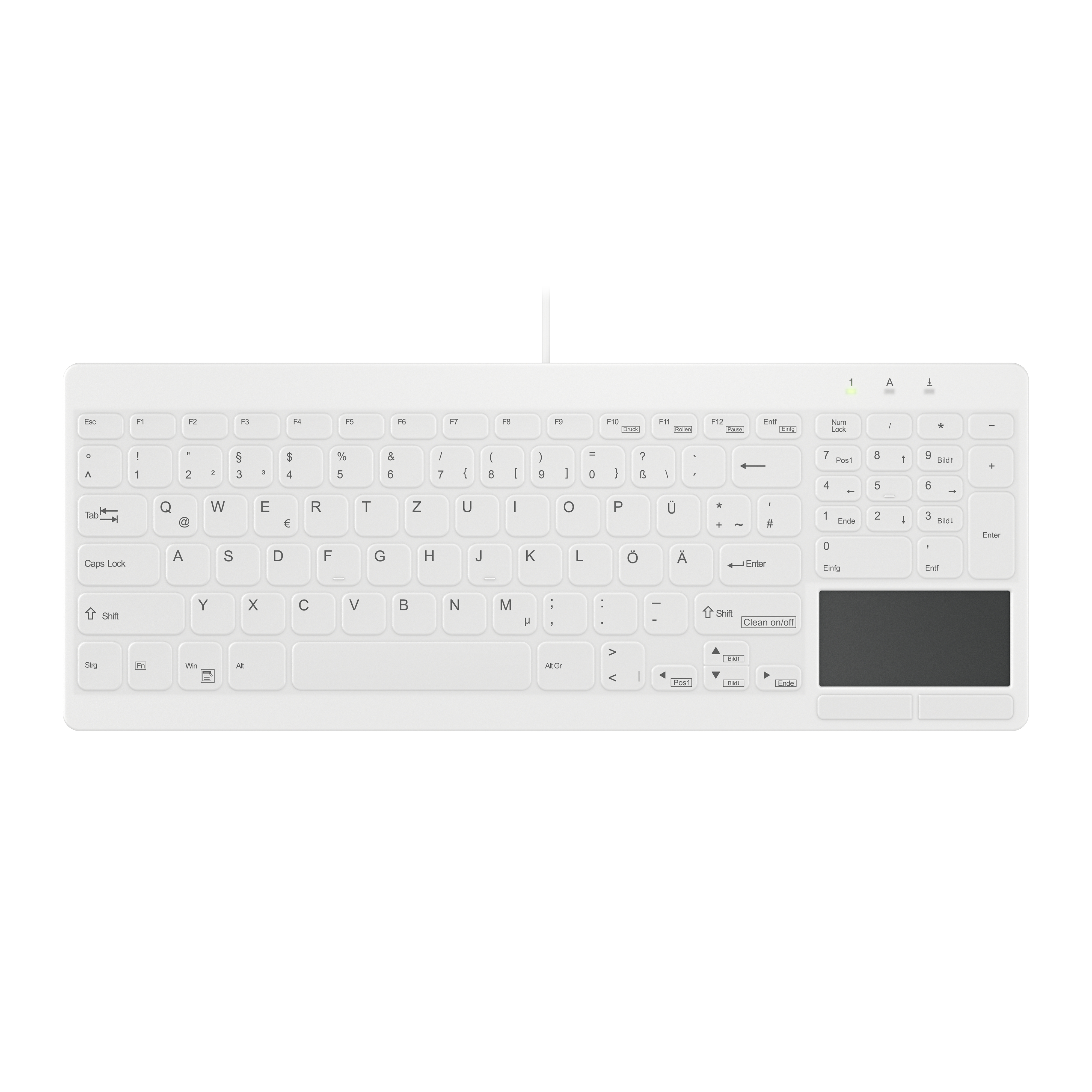 Contour ACTIVE KEY MTA AK-C7412F Corded DE-Layout IP68 weiß