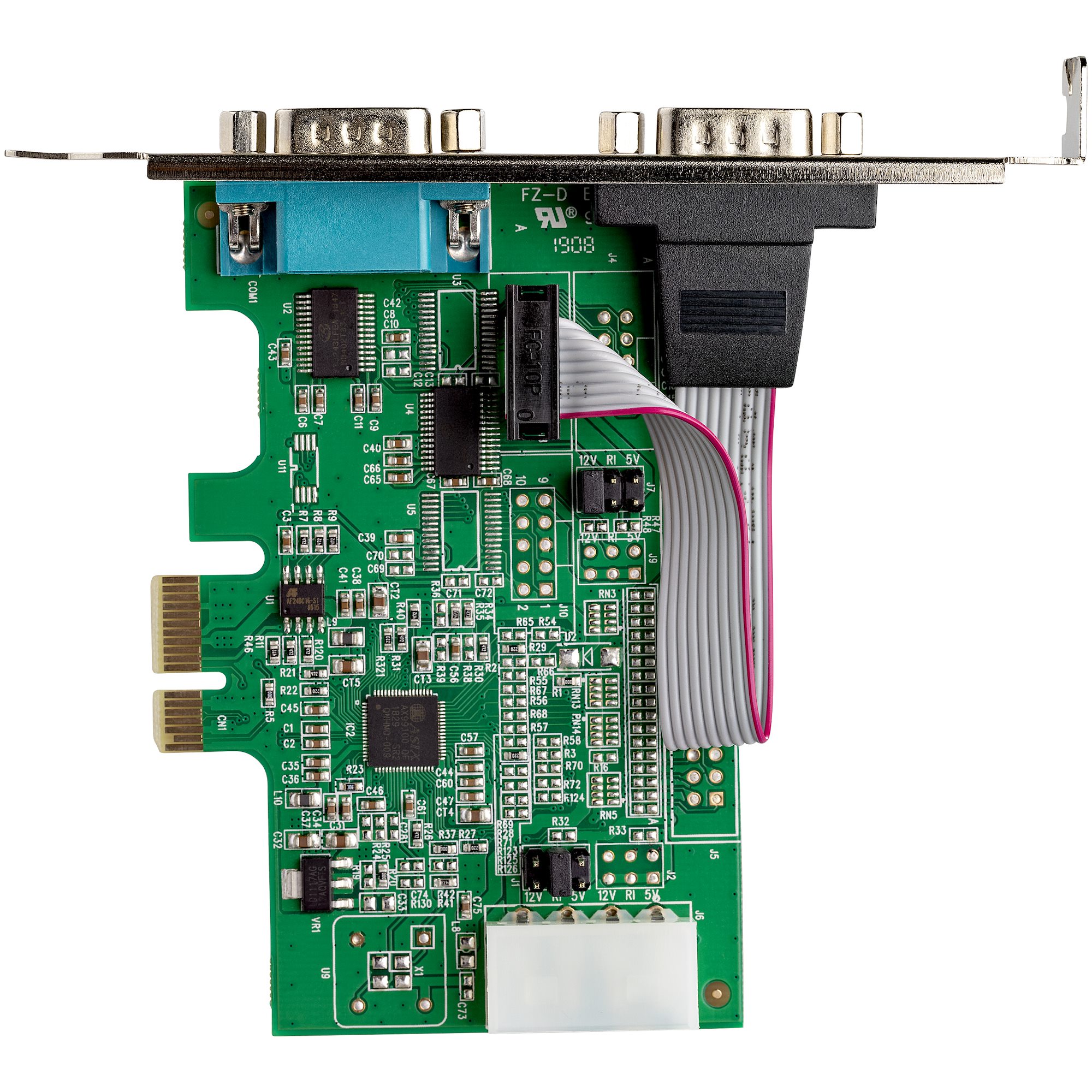 STARTECH.COM 2 Port PCI Express serielle Schnittstellenkarte - 16950 UART - 256-Byte-FIFO-Cache - Adapterkarte