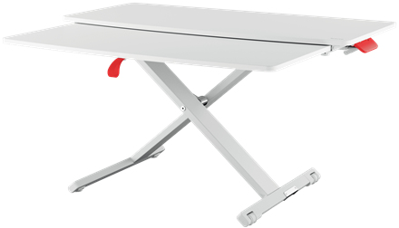 LEITZ Ergo Cosy mit Ablage Schreibtischaufsatz grau , 1 St.