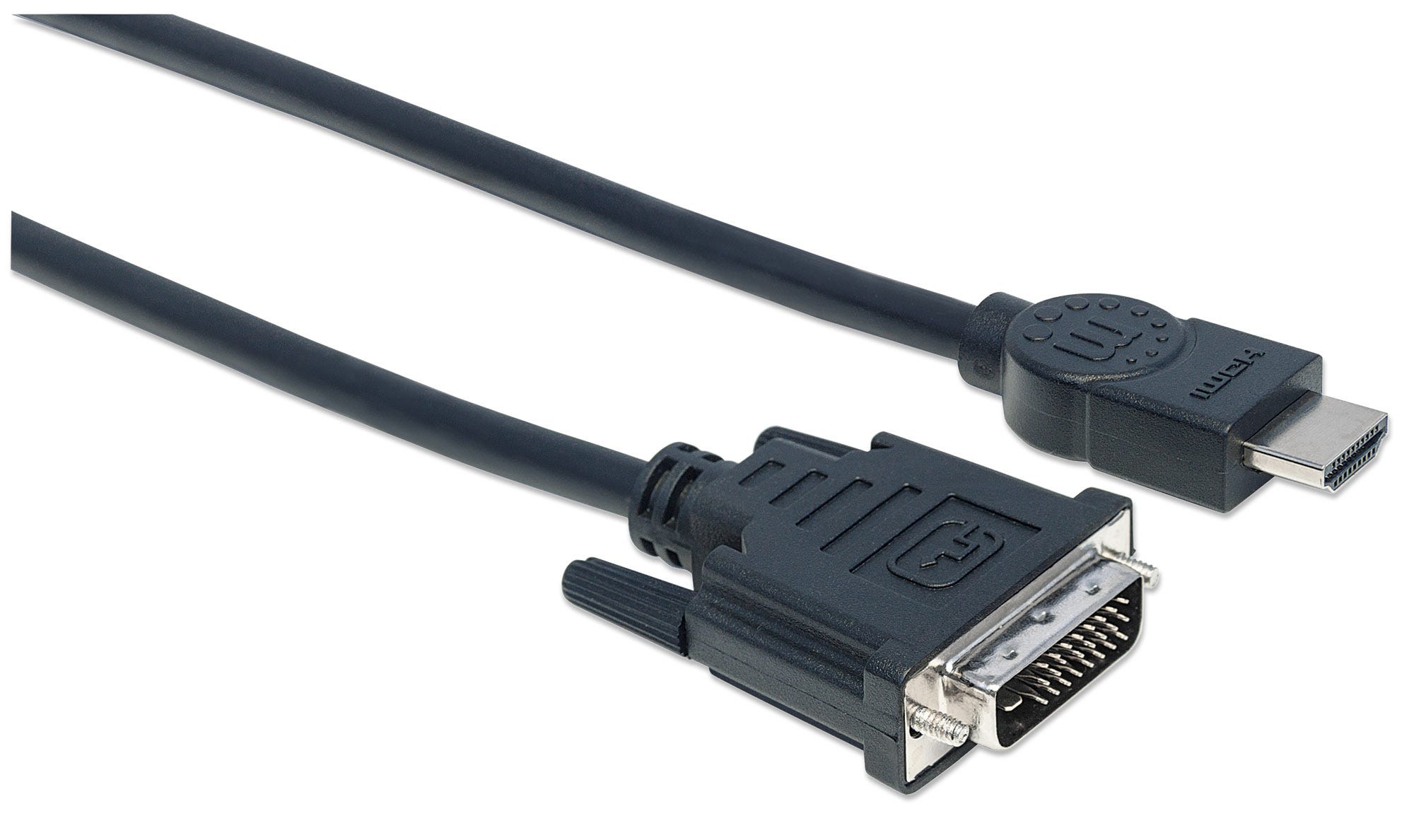MANHATTAN HDMI 1.3 Kabel auf DVI-D DualLink St/St 3.0m bulk