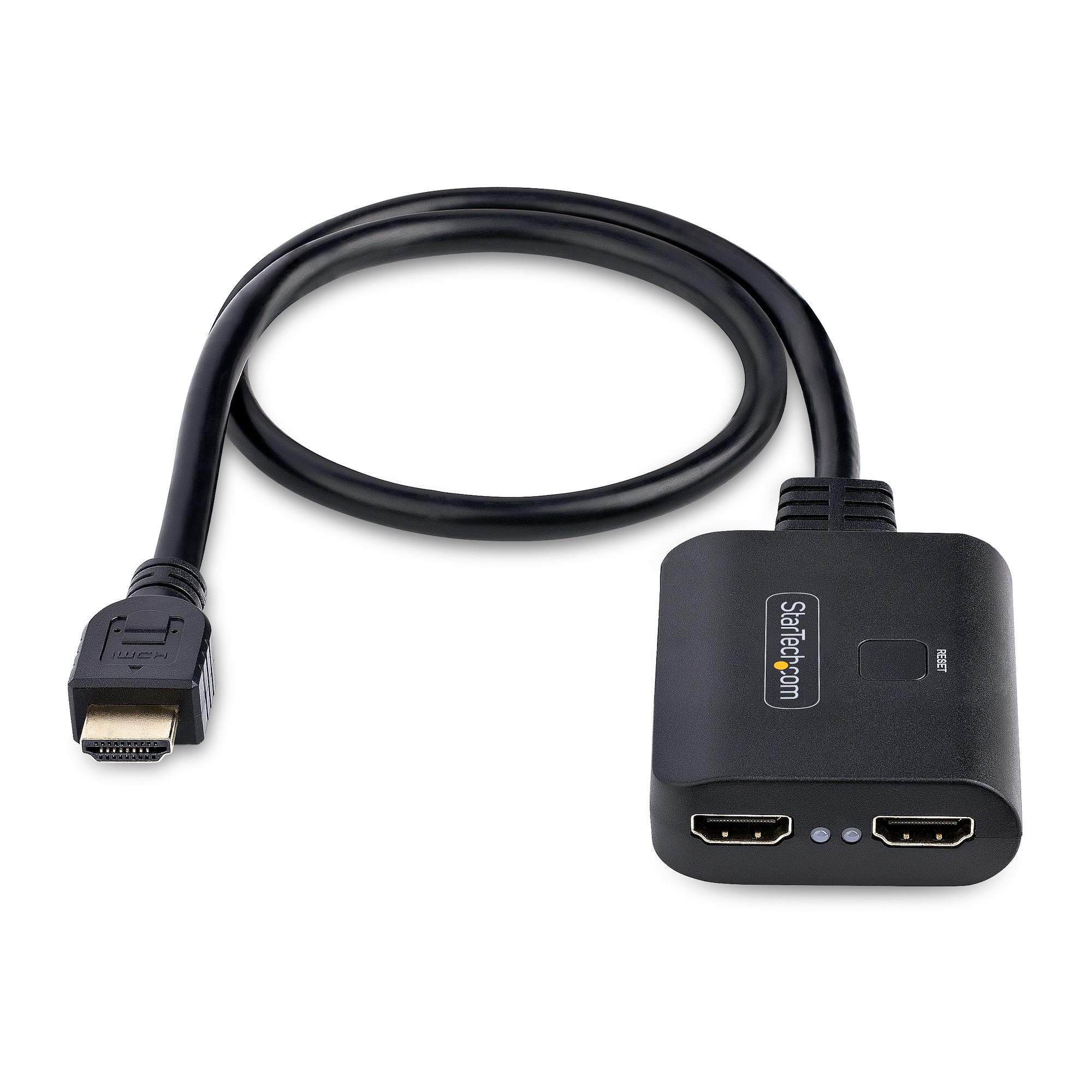 STARTECH.COM 2-Port HDMI Splitter 4K 60Hz HDMI 2.0 Video 4K HDMI Splitter 1In 2Out 1x2 HDMI Verteiler 4k HDR/HDCP Dual HDMI Splitter