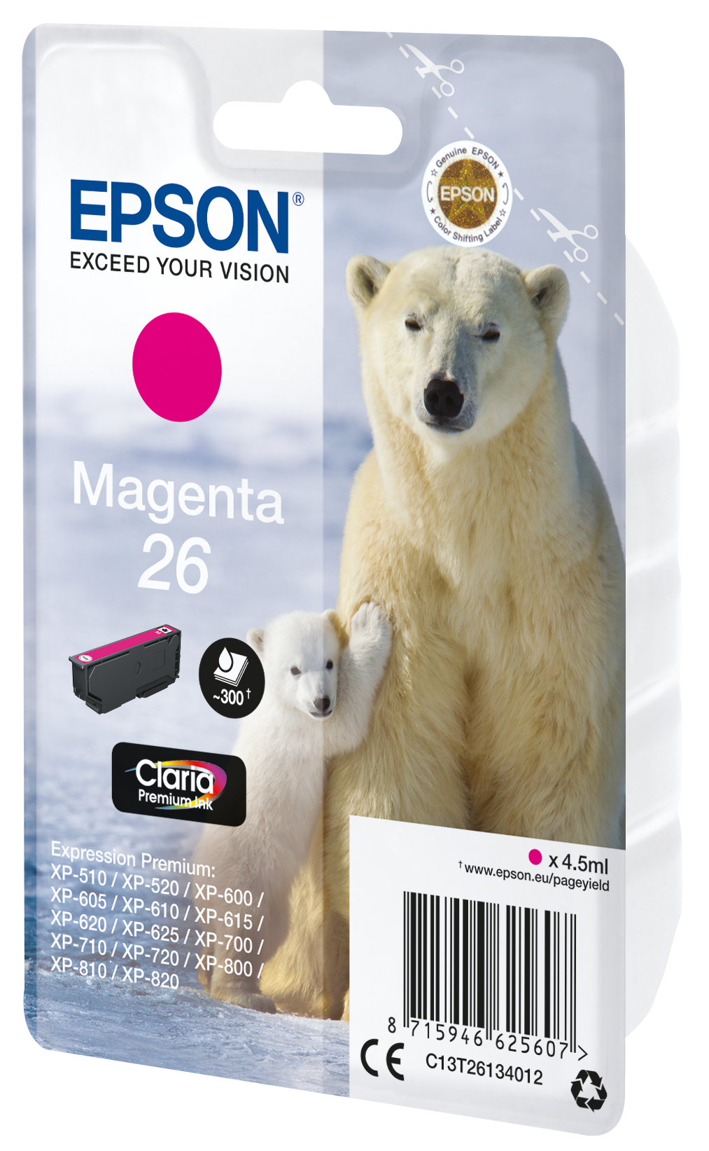 EPSON 26 / T2613 (Eisbär) magenta Druckerpatrone