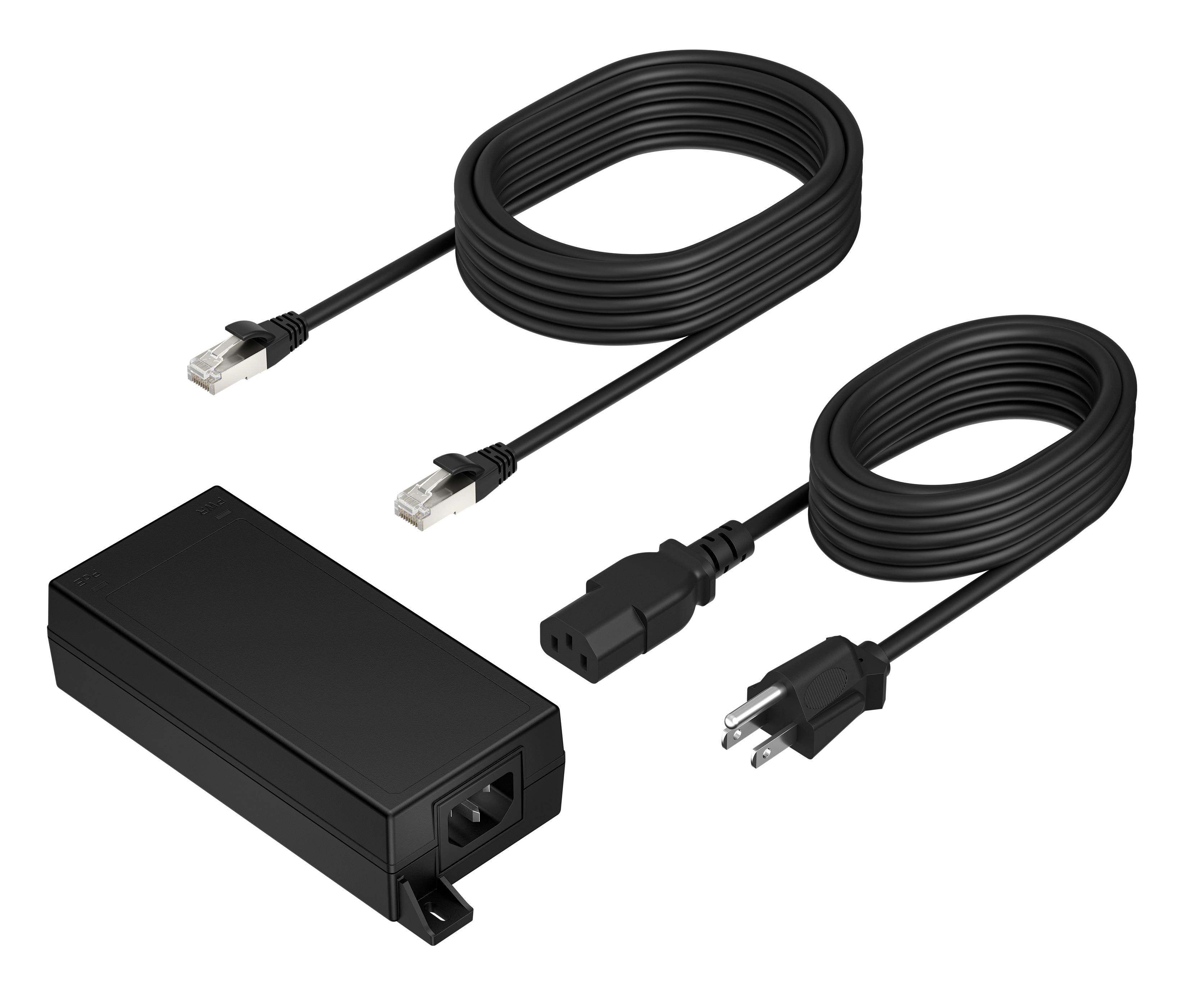 HP Poly PoE++ 65W 2.5G Adapter with 3,66m CAT6A Cable and Power Cord EMEA INTL English Loc Euro plug