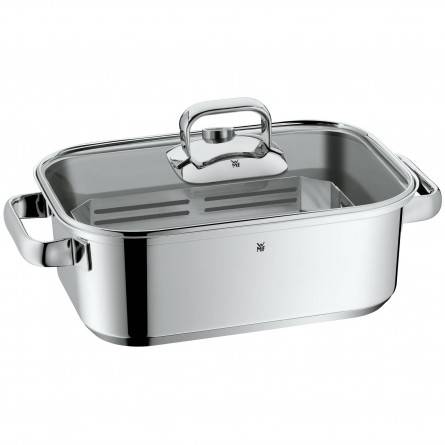 WMF 1741026040 Vitalis Compact Aroma Dampfgarer mit Silikondichtung