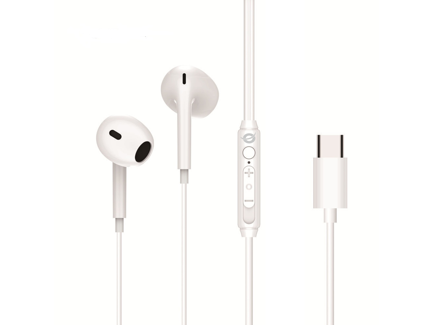 CONCEPTRONIC Headset Ohrhörer USB-C/Mikro/Bedien./+ 1.20m ws