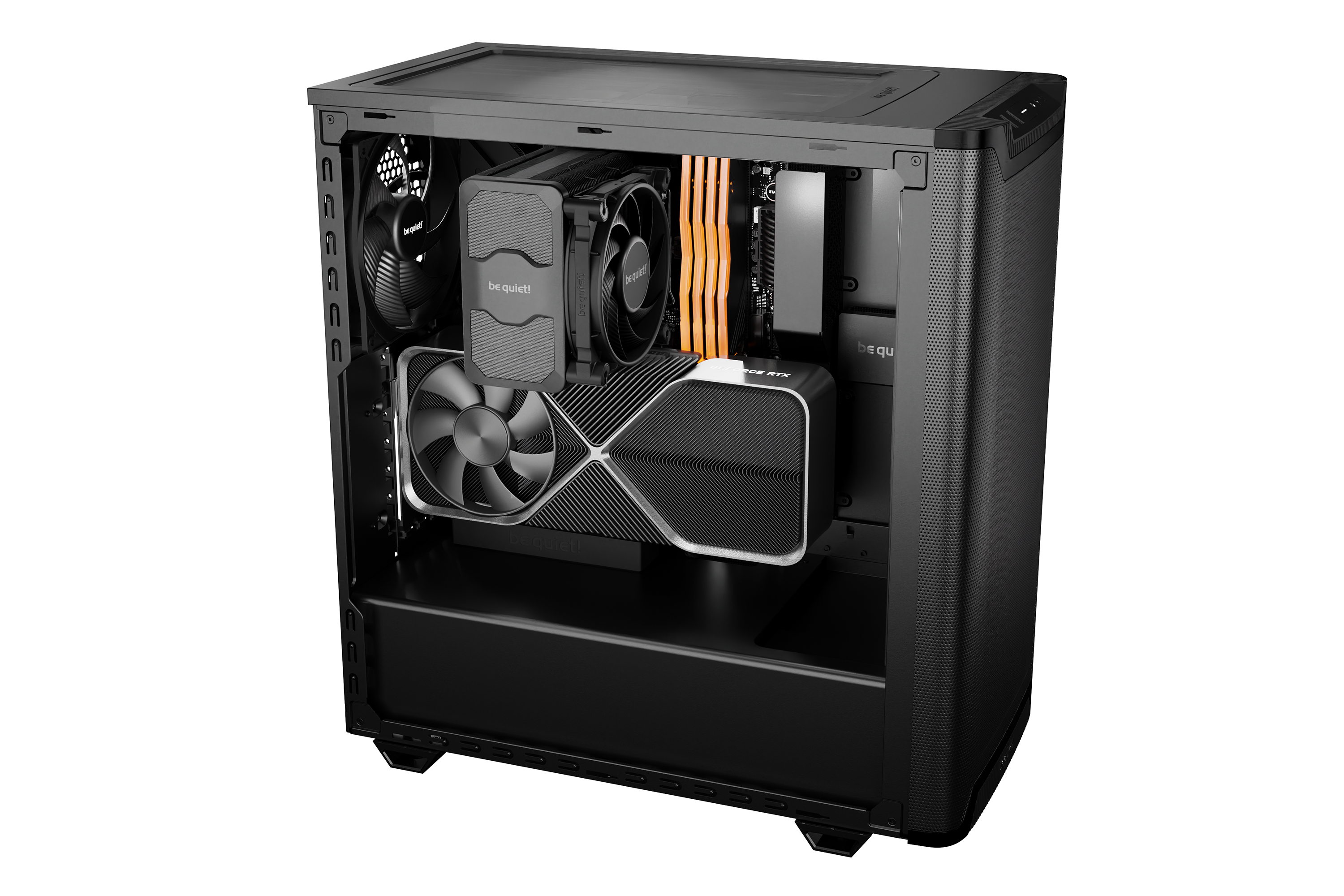PURE BASE 501 Airflow Window , Tower-Gehäuse
