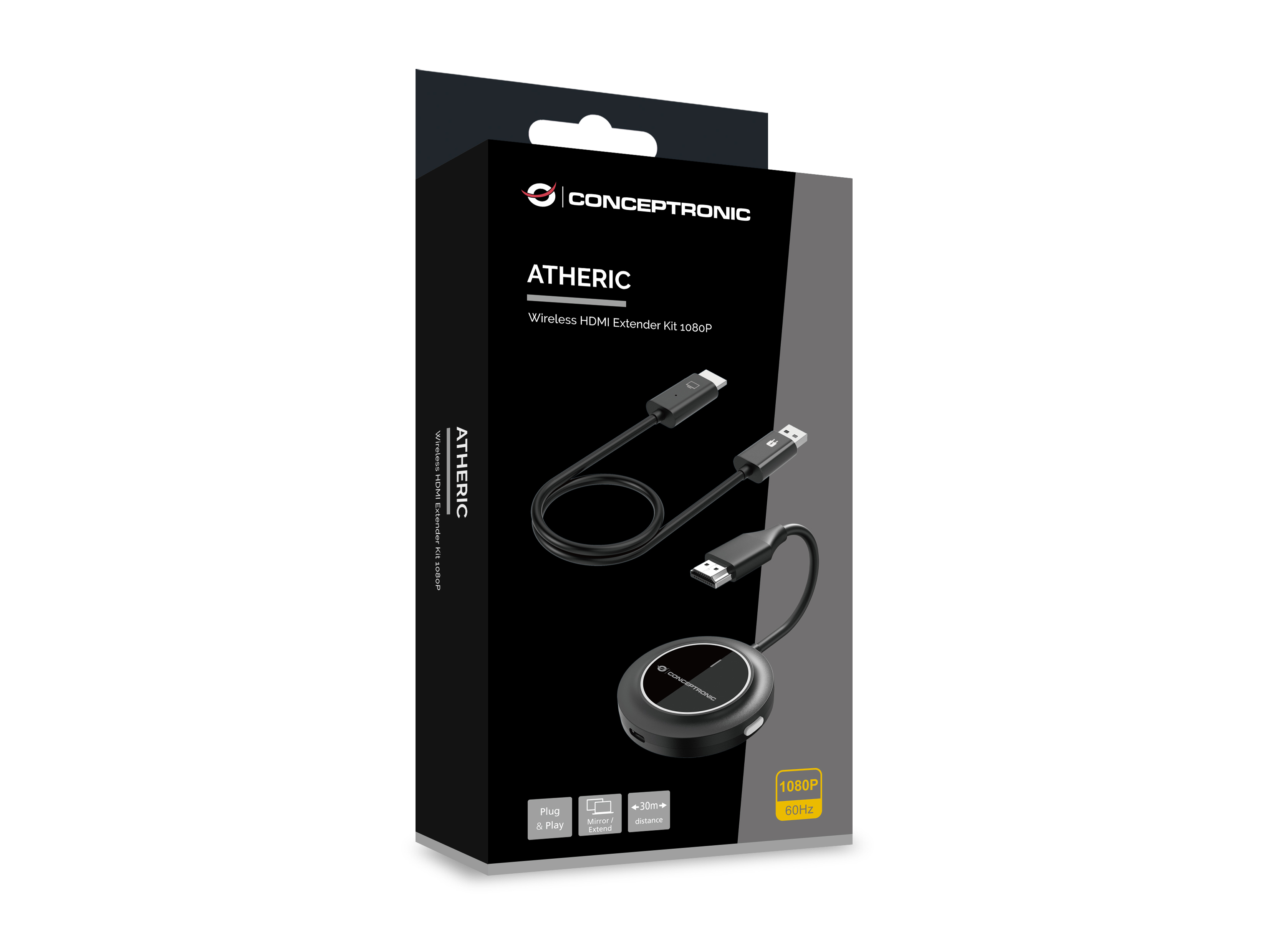 CONCEPTRONIC Adapter HDMI Wireless/Erweit. 1080P/60Hz 30m sw