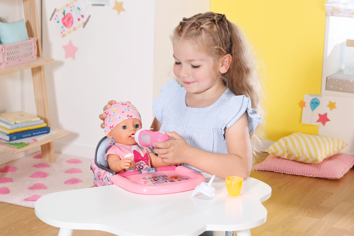 BABY born® Interactive Flasche & Löffel 43cm, Puppenzubehör
