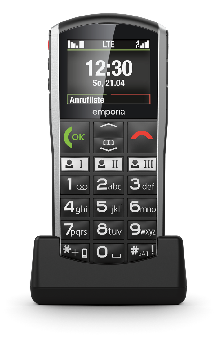 Emporia emporiaSIMPLICITY (V27), LTE/4G, (V3), Großtastenhandy, black