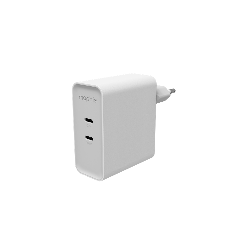 MOPHIE POWERADAPTER GAN USB-C D 100W ROC 2026 WHITE EU