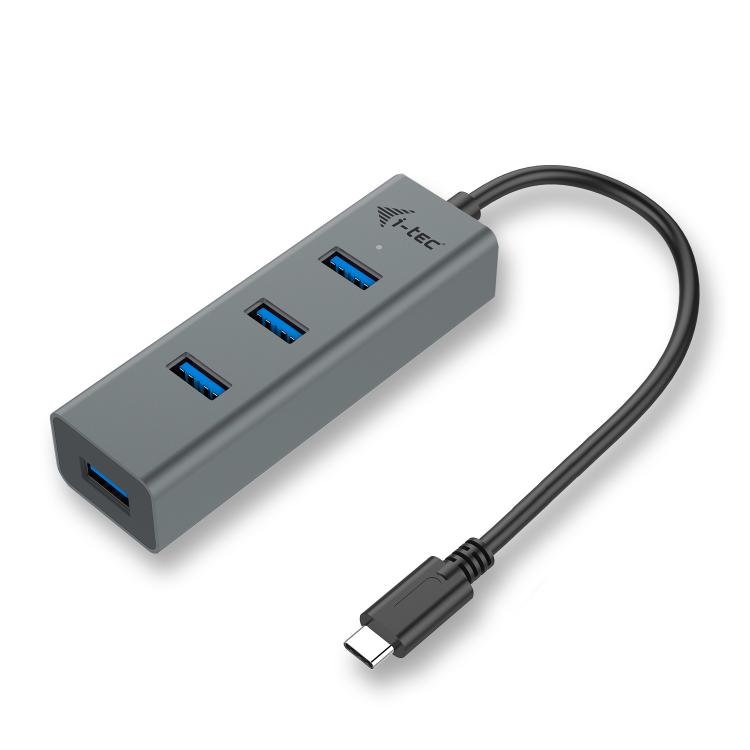 I-TEC USB-C METAL 4-PORT HUB PASSIVE 4XUSB 3.0 TB3 COMP.