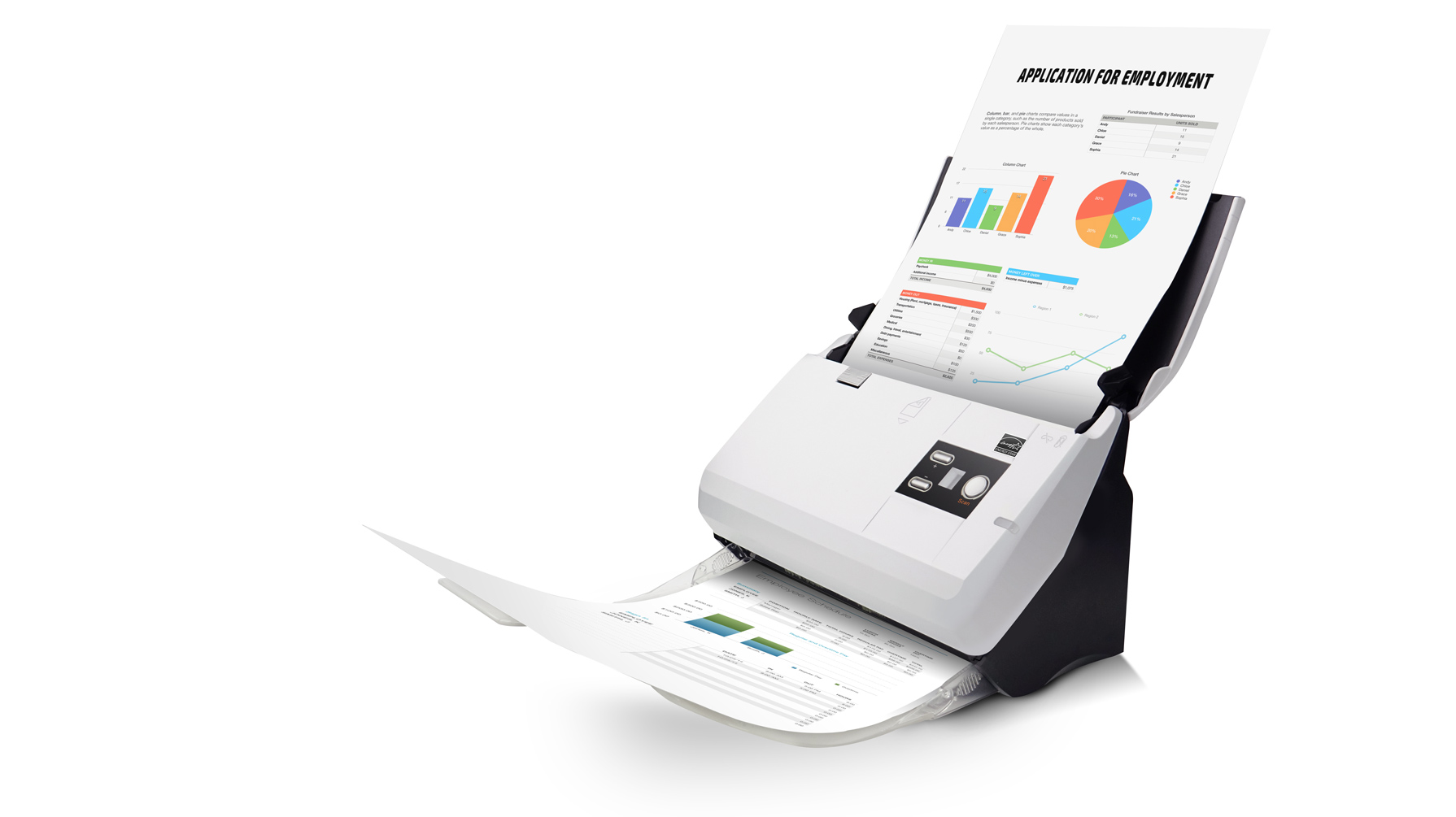 SMARTOFFICE PN30U A4 NETWORK DUPLEX ADF SCANNER