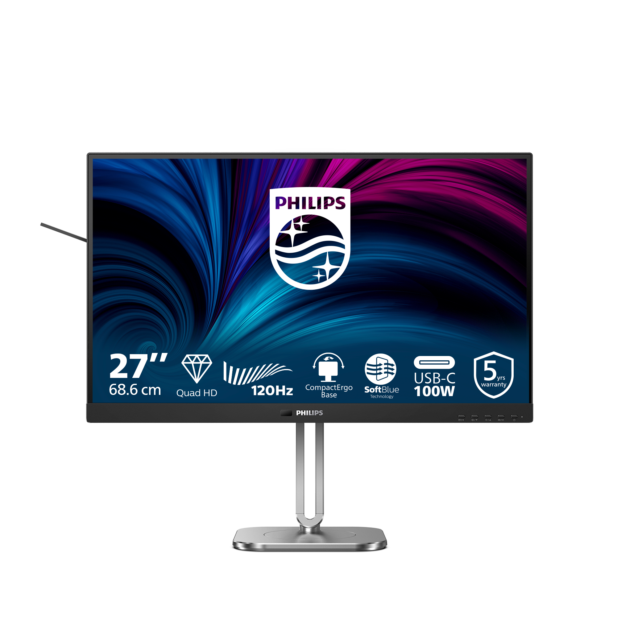 Philips 68,5cm (27,0) 27B2U4601 16:09 HDMI+DP+USB-C black