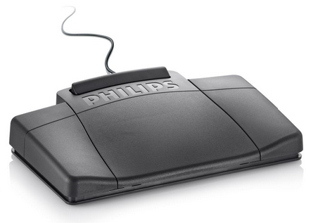 PHILIPS LFH2210 Fußschalter für Diktiergeräte