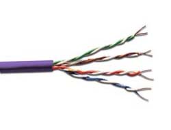 DIGITUS Instal-kab Cat6 U/UTP tw.Pair 305m violett
