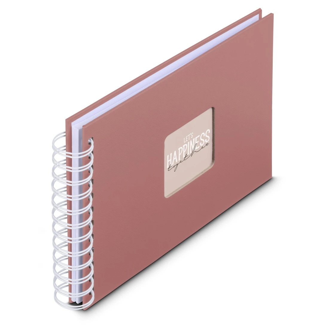 hama Fotoalbum Fine Art neutral 24,0 x 17,0 cm, 50 weiße Seiten