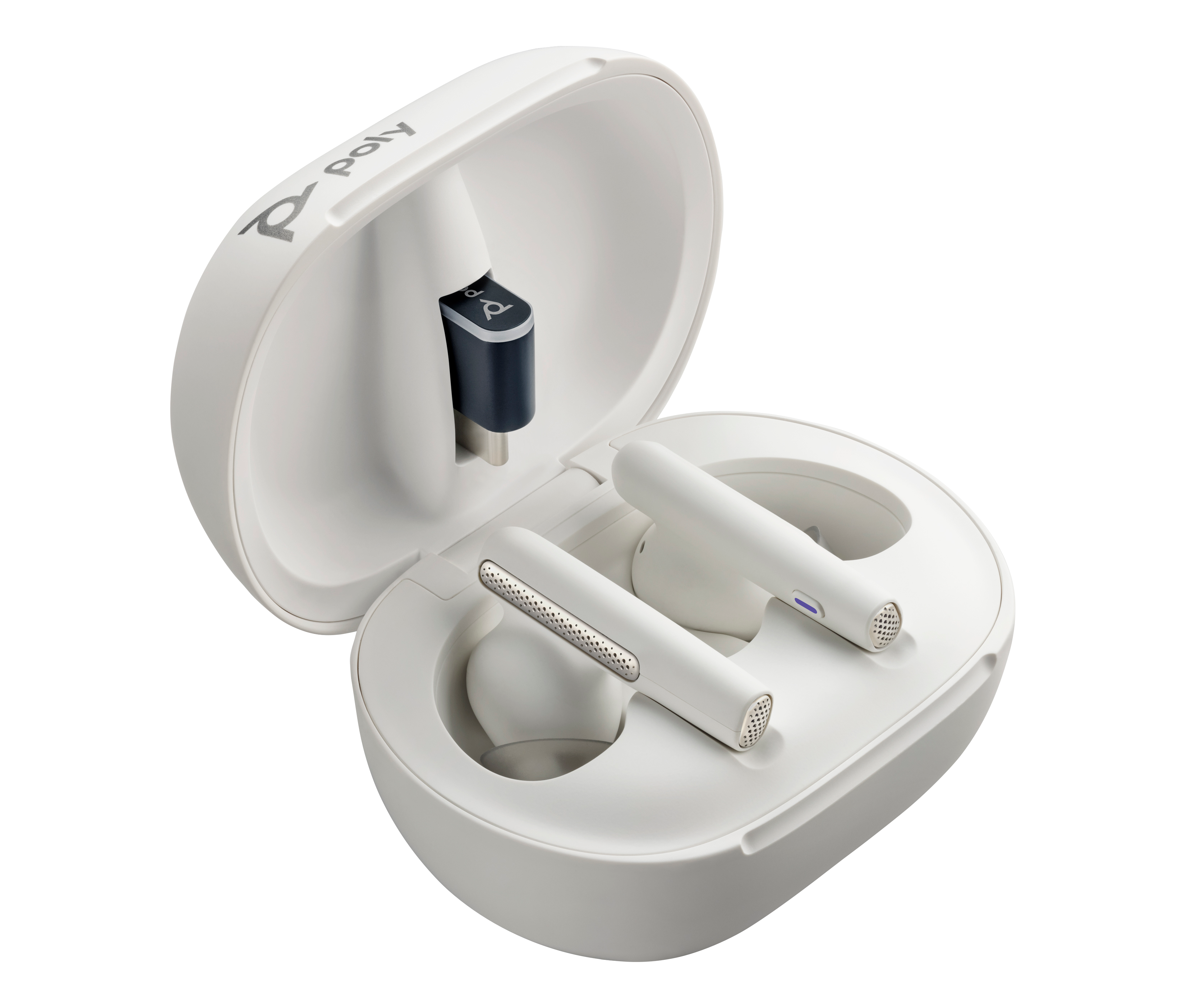 HP Poly Voyager Free 60/60+ White Earbuds 2 Pieces