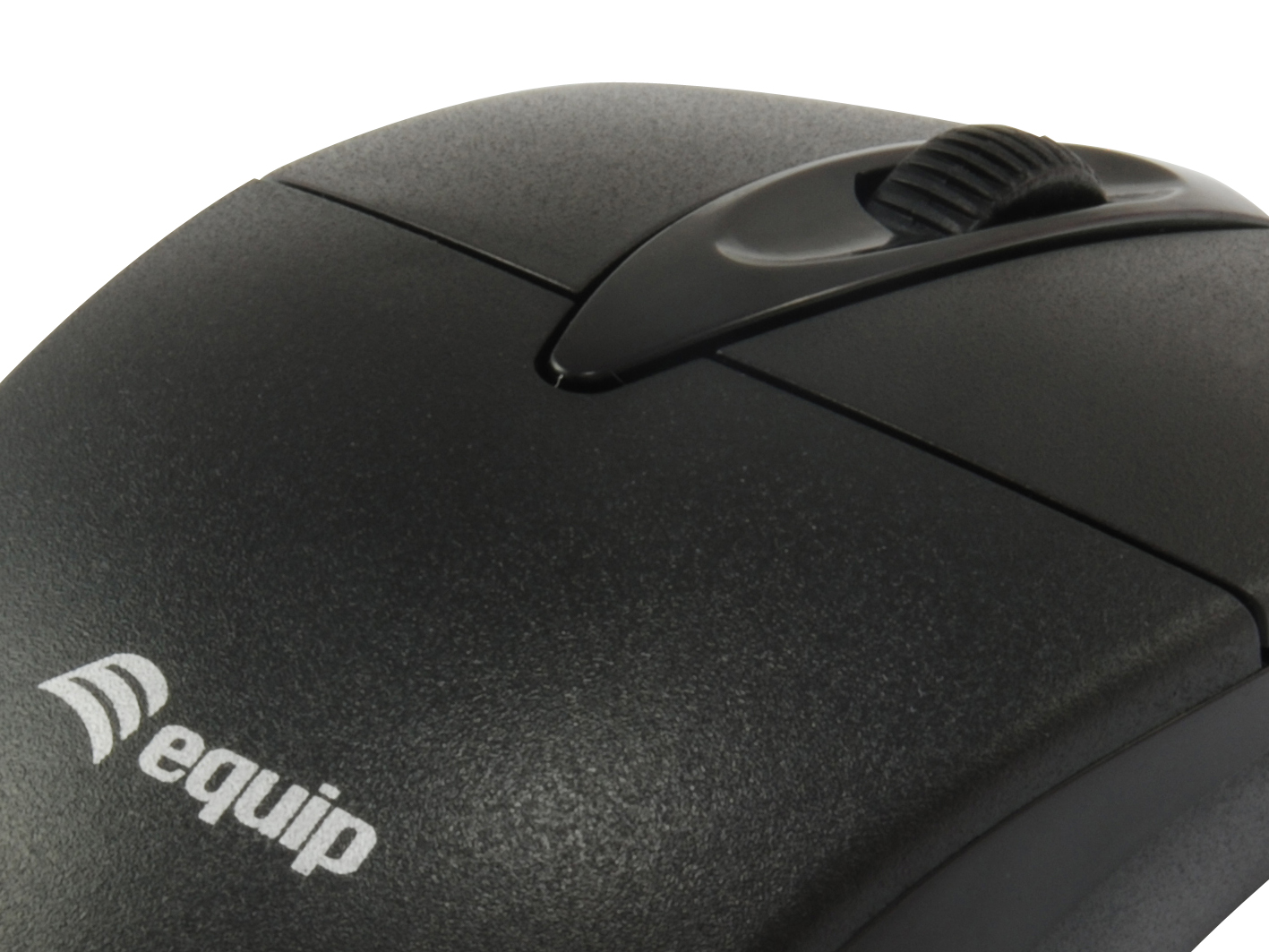 Equip Tischmaus USB-A Stecker L+R 1.35m schwarz